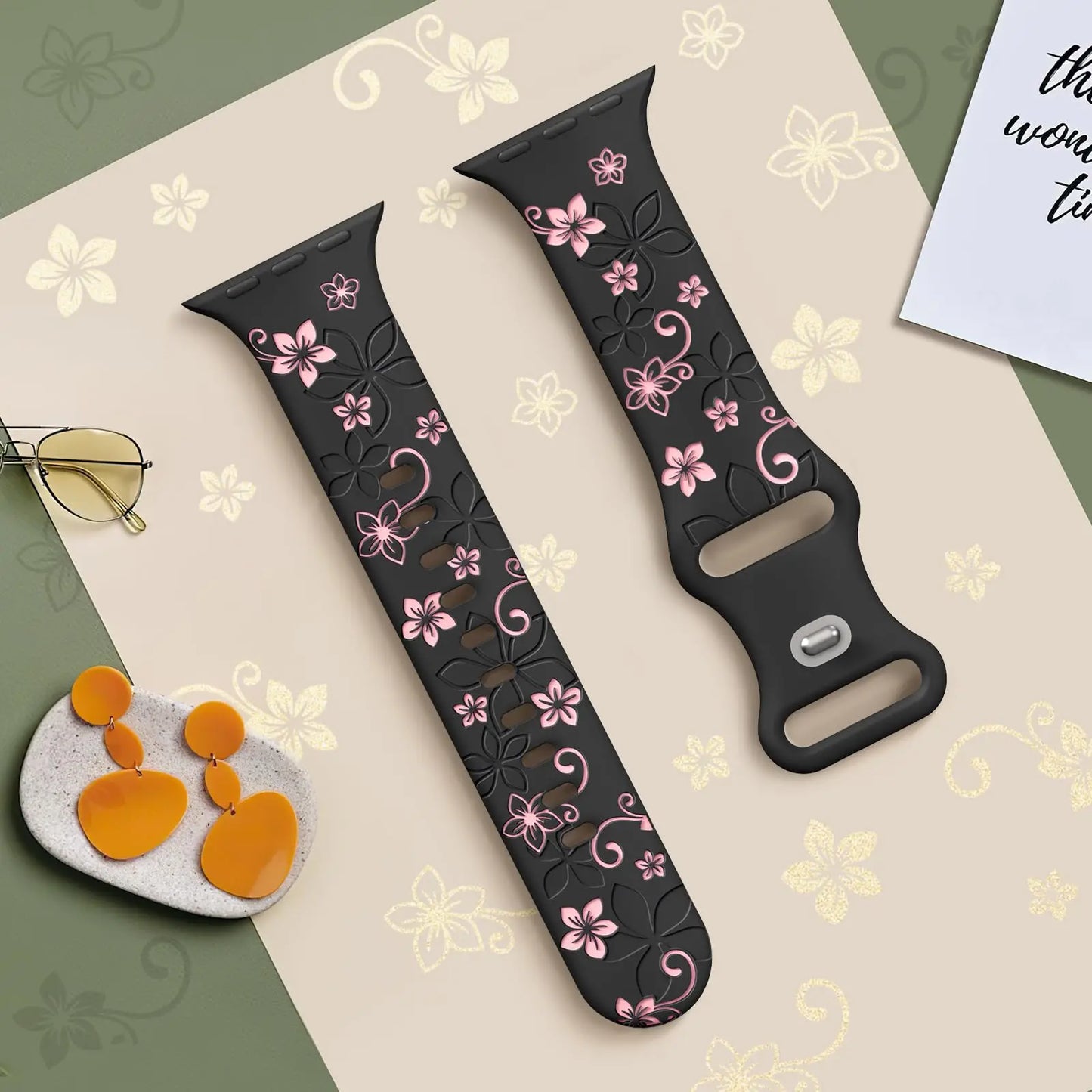 Flower Fusion iWatch band
