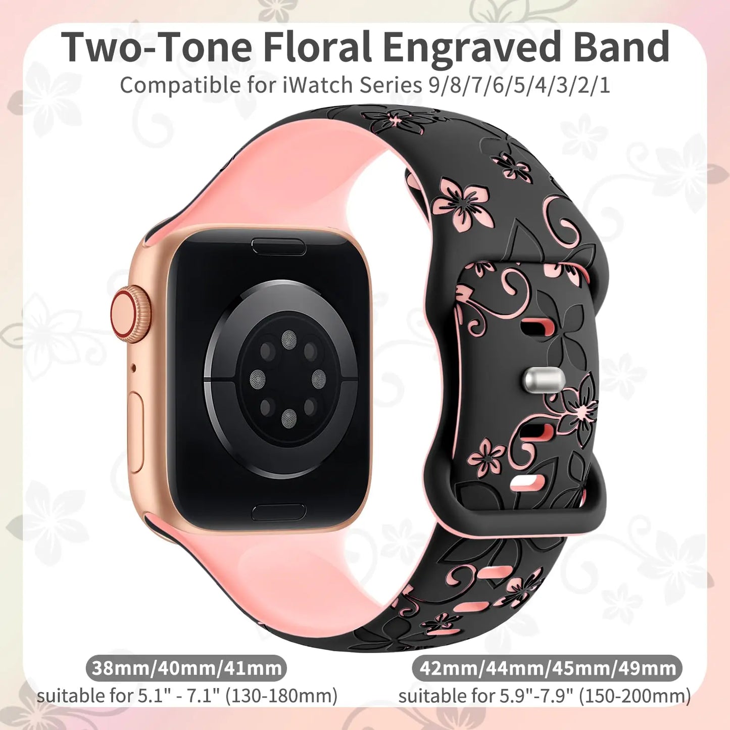 Flower Fusion iWatch band