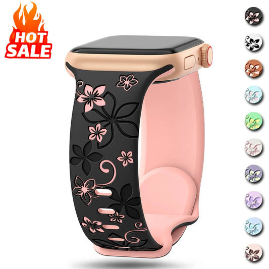 Flower Fusion iWatch band