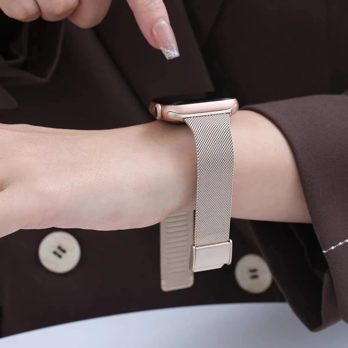 Infinity Mesh Horlogeband